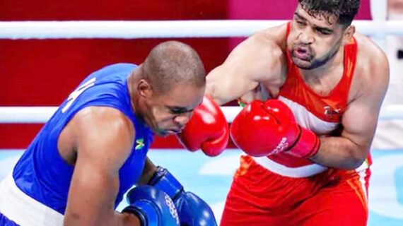 भारतीय मुक्केबाज सतीश कुमार टोक्यो ओलंपिक के क्वार्टर फाइनल में पहुंचे