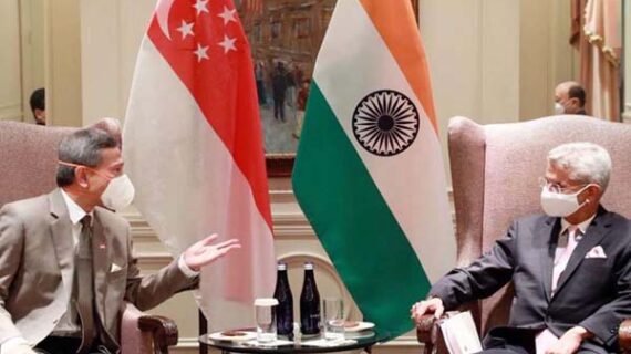 सिंगापुर के विदेश मंत्री से मिले एस जयशंकर, हिंद-प्रशांत क्षेत्र पर की चर्चा