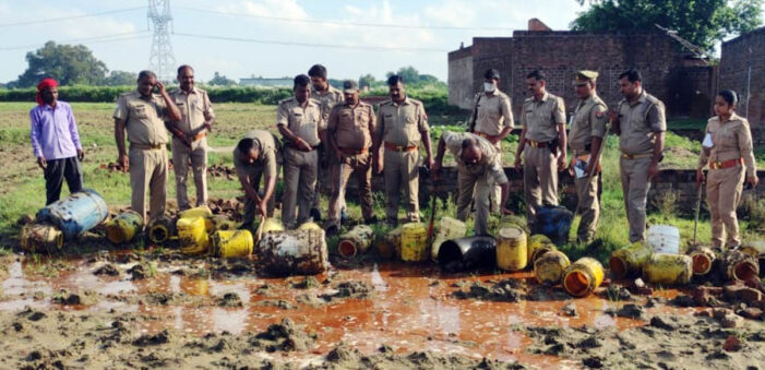 बेंता के कंजरनडेरा में पकड़ी गईं छह शराब की भट्ठियां