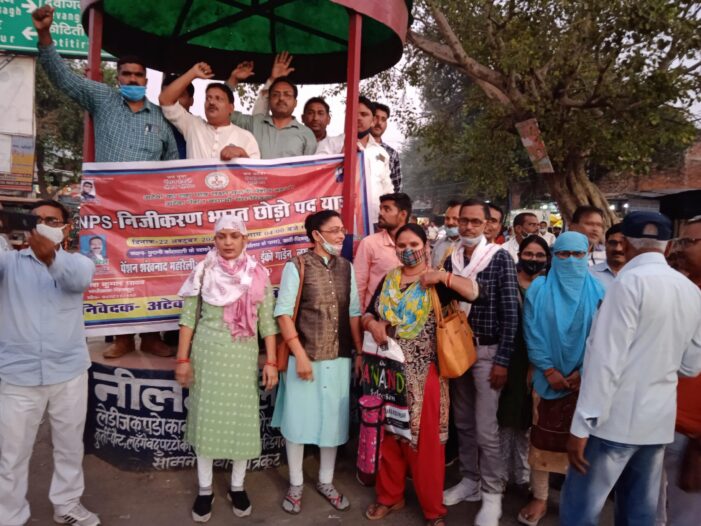 पेंटिंग के जरिए मतदाताओं को दिया संदेश
