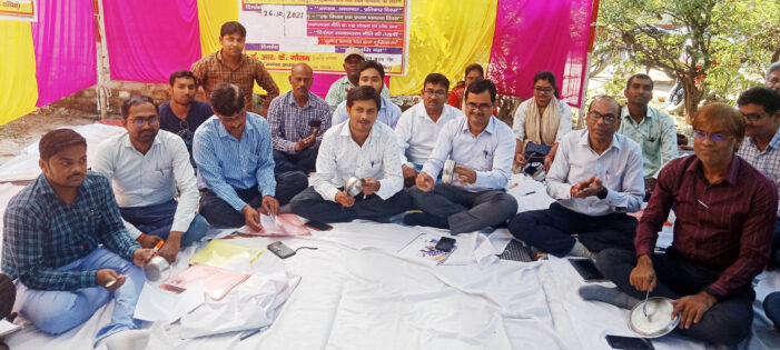 अत्याचार, अन्याय प्रतिकार दिवस मना संघ ने दिया धरना