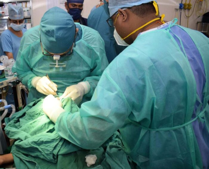 22 रोगियो को प्लास्टिक सर्जरी कैम्प में मिला लाभ