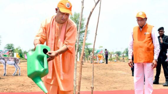 सीएम ने कोदण्ड वन से पौधरोपण जन आंदोलन का किया शुभारंभ