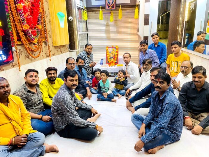 सहस्रबाहु अर्जुन महाराज की हुई पूजा अर्चना सहस्रबाहु अर्जुन महाराज की हुई पूजा अर्चना
