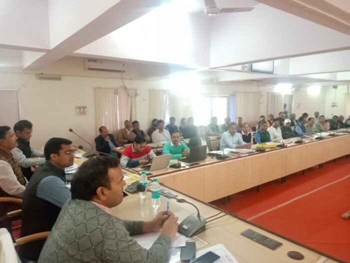 नगरीय निकाय सामान्य निर्वाचन,2022 के प्रभारी अधिकारी/सहायक प्रभारी के साथ की बैठक नगरीय निकाय सामान्य निर्वाचन,2022 के प्रभारी अधिकारी/सहायक प्रभारी के साथ की बैठक