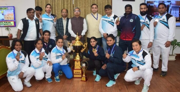 उत्तर मध्य रेलवे ने ऑल इंडिया रेलवे वेटलिफ्टिंग महिला टीम चैंपियनशिप 2022-23 जीती