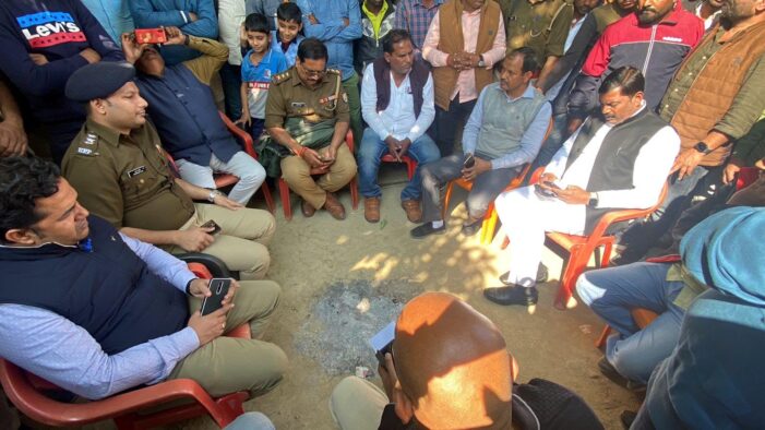 विधायक के हस्तक्षेप धरना खत्म, अन्तिम संस्कार विधायक के हस्तक्षेप धरना खत्म, अन्तिम संस्कार