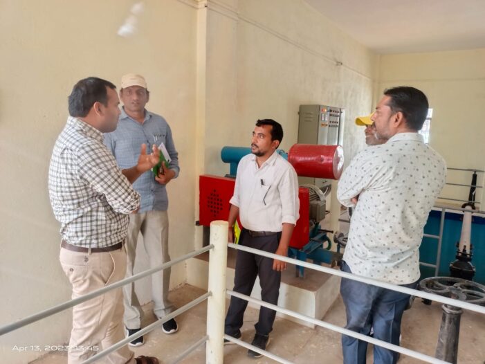 राबर्ट्सगंज पुनर्गठन पेयजल परियोजना का किया निरीक्षण राबर्ट्सगंज पुनर्गठन पेयजल परियोजना का किया निरीक्षण