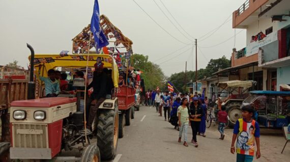धूमधाम से मनाई 132वीं डॉ भीमराव अंबेडकर की जयंती