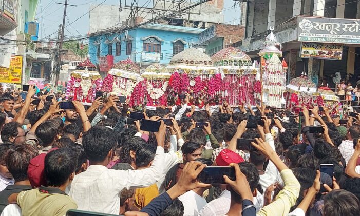 या हुसैन-या हुसैन की सदा से रात भर गूंजता रहा शहर