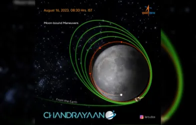 चन्द्रयान-3 ने चौथा चरण पार किया, पहुंचा चन्द्रमा के और करीब