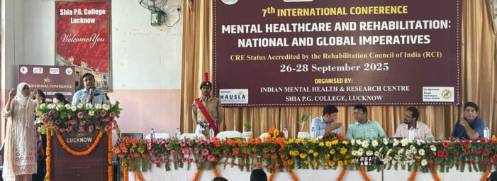 शिया पी.जी. कॉलेज में मानसिक स्वास्थ्य देखभाल एवं पुनर्वास पर तीन दिवसीय अंतर्राष्ट्रीय सम्मेलन का शुभारंभ