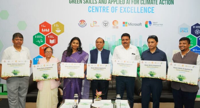 लखनऊ विश्वविद्यालय में राज्य के पहले ग्रीन स्किल्स एवं एप्लाइड एआई सेंटर का शुभारंभ