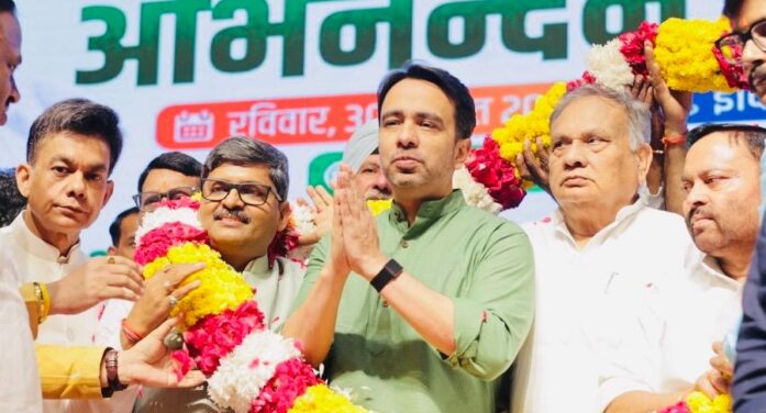 लखनऊ में जयंत चौधरी का हुआ भव्य स्वागत